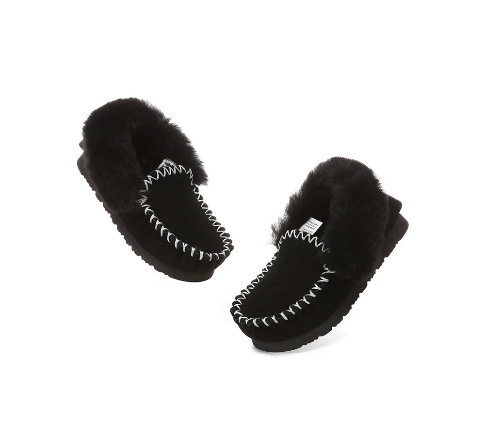 UGG Kids Loafers Sheepskin Wool Ankle Slippers Popo Moccasin 19 UGG Kids Loafers Sheepskin Wool Ankle Slippers Popo Moccasin - Image 19