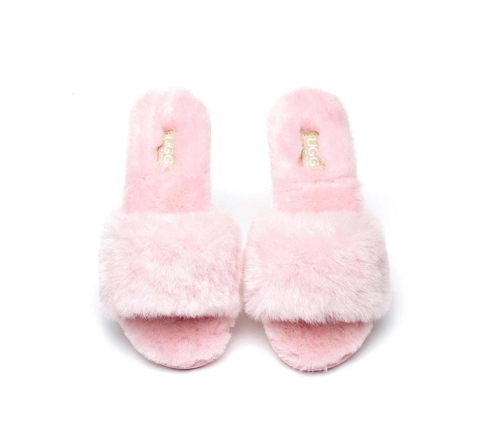 UGG Slippers Women Sheepskin Wool Fluffy Slides Nala 18 UGG Slippers Women Sheepskin Wool Fluffy Slides Nala - Image 18
