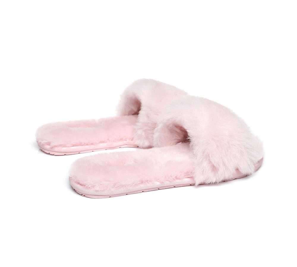 UGG Slippers Women Sheepskin Wool Fluffy Slides Nala 19 UGG Slippers Women Sheepskin Wool Fluffy Slides Nala - Image 19