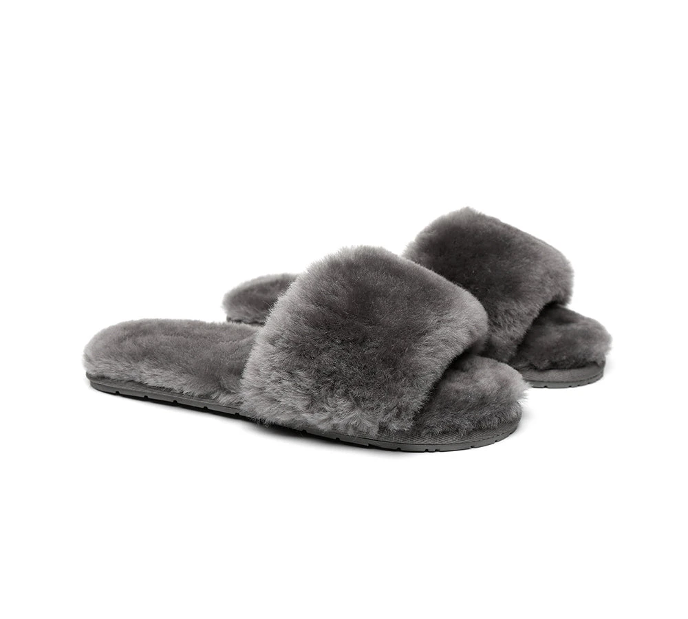 UGG Slippers Women Sheepskin Wool Fluffy Slides Nala 20 UGG Slippers Women Sheepskin Wool Fluffy Slides Nala - Image 20