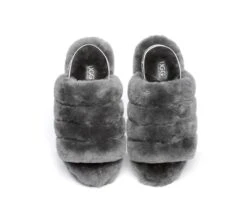 Women Fluffy Slide Sheepskin Wool Nonslip Sandals Puffy 32 Women Fluffy Slide Sheepskin Wool Nonslip Sandals Puffy -Ugg slides as ugg women fluffy slides puffy 5
