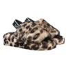 UGG Slides Women Sheepskin Wool Leopard Print Fluffy Sandals Pamela