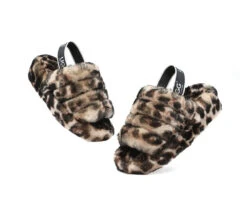 UGG Slides Women Sheepskin Wool Leopard Print Fluffy Sandals Pamela 9 UGG Slides Women Sheepskin Wool Leopard Print Fluffy Sandals Pamela -Ugg slides leopard print fluffy slides women pamela 4