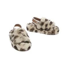 Kids Slingback Fluffy Slides Leopard Puffy 17 Kids Slingback Fluffy Slides Leopard Puffy -Ugg slides ugg kids fluffy slides slingback leopard puffy 9