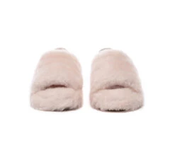 Kids Slingback Fluffy Slides Puffy -Ugg slides ugg kids fluffy slides slingback puffy 8