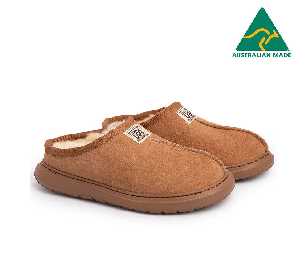 Australian Made Sheepskin Slippers Unisex Active Scuff 1 Australian Made Sheepskin Slippers Unisex Active Scuff