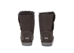Australian Premium Double Face Sheepskin Short Button Water Resistant Boots -Ugg ugg boots as ugg boots double face sheepskin short button 14 scaled