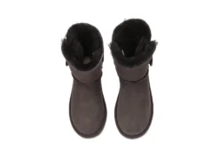 Australian Premium Double Face Sheepskin Short Button Water Resistant Boots -Ugg ugg boots as ugg boots double face sheepskin short button 15 scaled