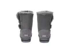 Australian Premium Double Face Sheepskin Short Button Water Resistant Boots -Ugg ugg boots as ugg boots double face sheepskin short button 21 scaled