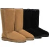Ugg Boots Double Face Sheepskin Tall Classic Suede