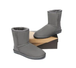 Australia Premium Double Face Sheepskin Mens Short Classic Boots -Ugg ugg boots as ugg boots men large size short classic 24