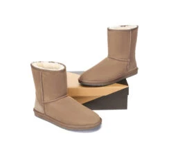 Australia Premium Double Face Sheepskin Mens Short Classic Boots -Ugg ugg boots as ugg boots men large size short classic 3