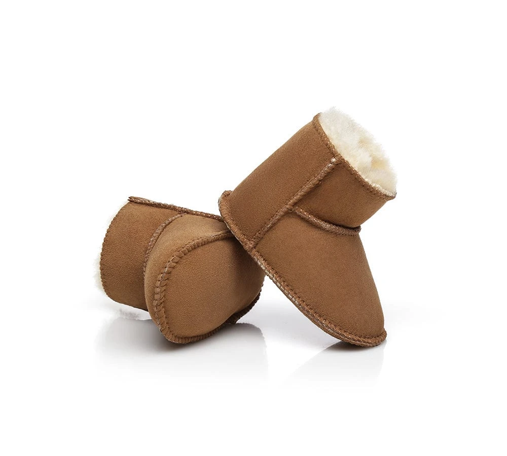 Baby Erin Sheepskin Booties Cradle 3 Baby Erin Sheepskin Booties Cradle - Image 3