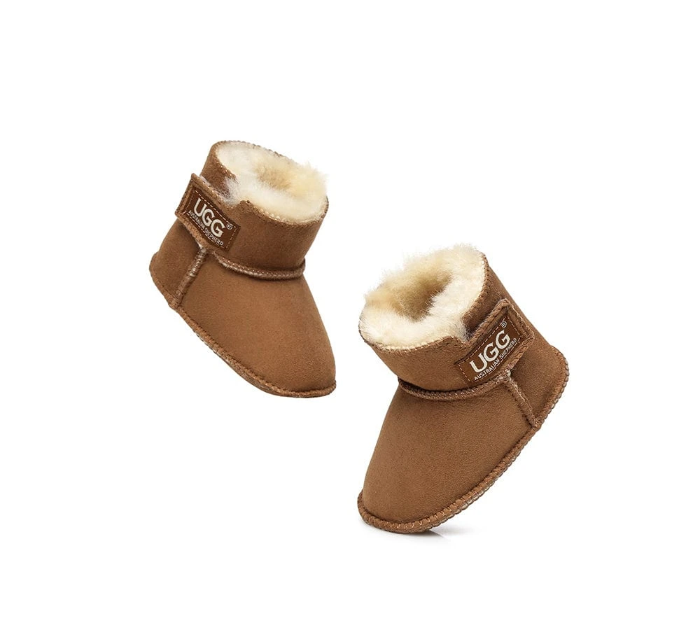Baby Erin Sheepskin Booties Cradle 4 Baby Erin Sheepskin Booties Cradle - Image 4