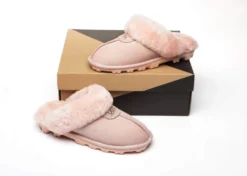 Women Slippers Premium Australia Sheepskin Wool Waffle Scuff -Ugg ugg boots as ugg unisex waffle slipper 17 scaled