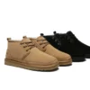 UGG Men Sheepskin Wool Lace Up Ankle Casual Boots Leonard