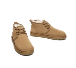 UGG Men Sheepskin Wool Lace Up Ankle Casual Boots Leonard 22 UGG Men Sheepskin Wool Lace Up Ankle Casual Boots Leonard -Ugg ugg boots australian shepherd ugg boots men sheepskin wool ankle lace up casual leonard 6