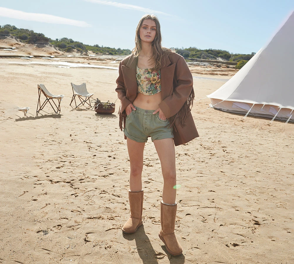 Australian Premium Double Face Sheepskin Tall Classic Boots 2 Australian Premium Double Face Sheepskin Tall Classic Boots - Image 2