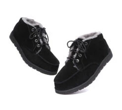 UGG Men Boots Lace Up Ankle Sheepskin Casual Boots Sneakers Ryan -Ugg ugg boots lace up ankle sheepskin casual men boots ryan 15