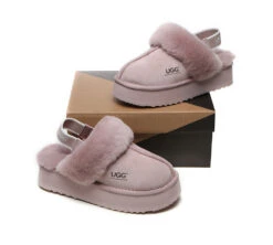 UGG Slippers Women Sheepskin Wool Removable Strap Slingback Slippers Muffin Platform 36 UGG Slippers Women Sheepskin Wool Removable Strap Slingback Slippers Muffin Platform -Ugg ugg boots removable strap slingback ugg slippers women muffin platform 21
