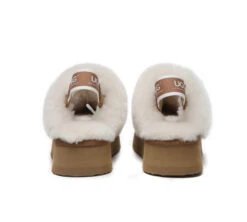 UGG Slippers Women Sheepskin Wool Removable Strap Slingback Slippers Muffin Platform 28 UGG Slippers Women Sheepskin Wool Removable Strap Slingback Slippers Muffin Platform -Ugg ugg boots removable strap slingback ugg slippers women muffin platform 9