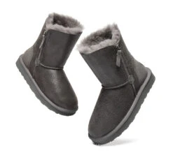 Sheepskin Zipper Short Women Boots Zipporah 21 Sheepskin Zipper Short Women Boots Zipporah -Ugg ugg boots sheepskin zipper short women boots zipporah 6