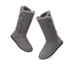 Australian Premium Double Face Sheepskin Tall Triple Button Water Resistant Boots 37 Australian Premium Double Face Sheepskin Tall Triple Button Water Resistant Boots -Ugg ugg boots ugg boots australia double face sheepskin tall triple button boots 12