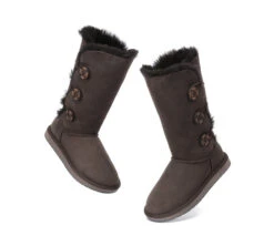 Australian Premium Double Face Sheepskin Tall Triple Button Water Resistant Boots 31 Australian Premium Double Face Sheepskin Tall Triple Button Water Resistant Boots -Ugg ugg boots ugg boots australia double face sheepskin tall triple button boots 21