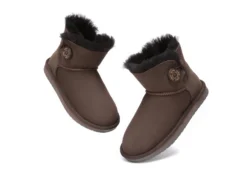 Australia Premium Double Face Sheepskin Water Resistant Mini Button Boots -Ugg ugg boots ugg boots australia premium double face sheepskin mini button boots 19 scaled