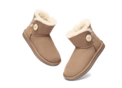 Australia Premium Double Face Sheepskin Water Resistant Mini Button Boots -Ugg ugg boots ugg boots australia premium double face sheepskin mini button boots 5 scaled