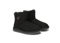 Australia Premium Double Face Sheepskin Water Resistant Mini Button Boots -Ugg ugg boots ugg boots australia premium double face sheepskin mini button boots 9 scaled