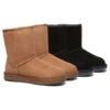 Australian Genuine Sheepskin Unisex Short Classic Suede Boots