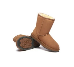 Australian Genuine Sheepskin Unisex Short Classic Suede Boots -Ugg ugg boots ugg boots australian genuine sheepskin unisex short classic suede 3