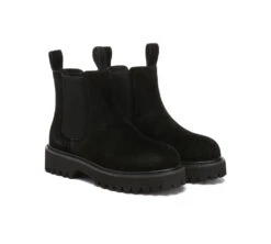 UGG Boots Sheepskin Wool Suede Chelsea Block Heel Chana 32 UGG Boots Sheepskin Wool Suede Chelsea Block Heel Chana -Ugg ugg boots ugg boots chelsea block heel chana 16