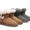 Tiara Fluffy Top Women Mini UGG Boots
