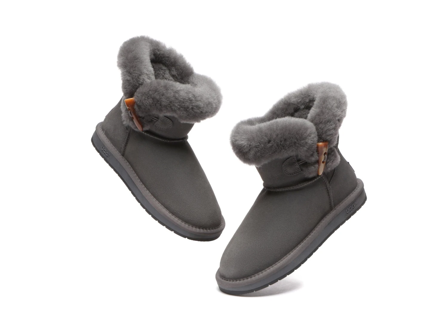 Tiara Fluffy Top Women Mini UGG Boots 12 Tiara Fluffy Top Women Mini UGG Boots - Image 12