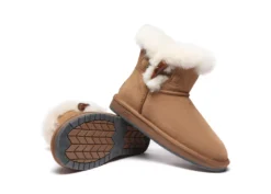 Tiara Fluffy Top Women Mini UGG Boots 17 Tiara Fluffy Top Women Mini UGG Boots -Ugg ugg boots ugg boots mini women tiara sheepskin horn toggle closure 3 scaled