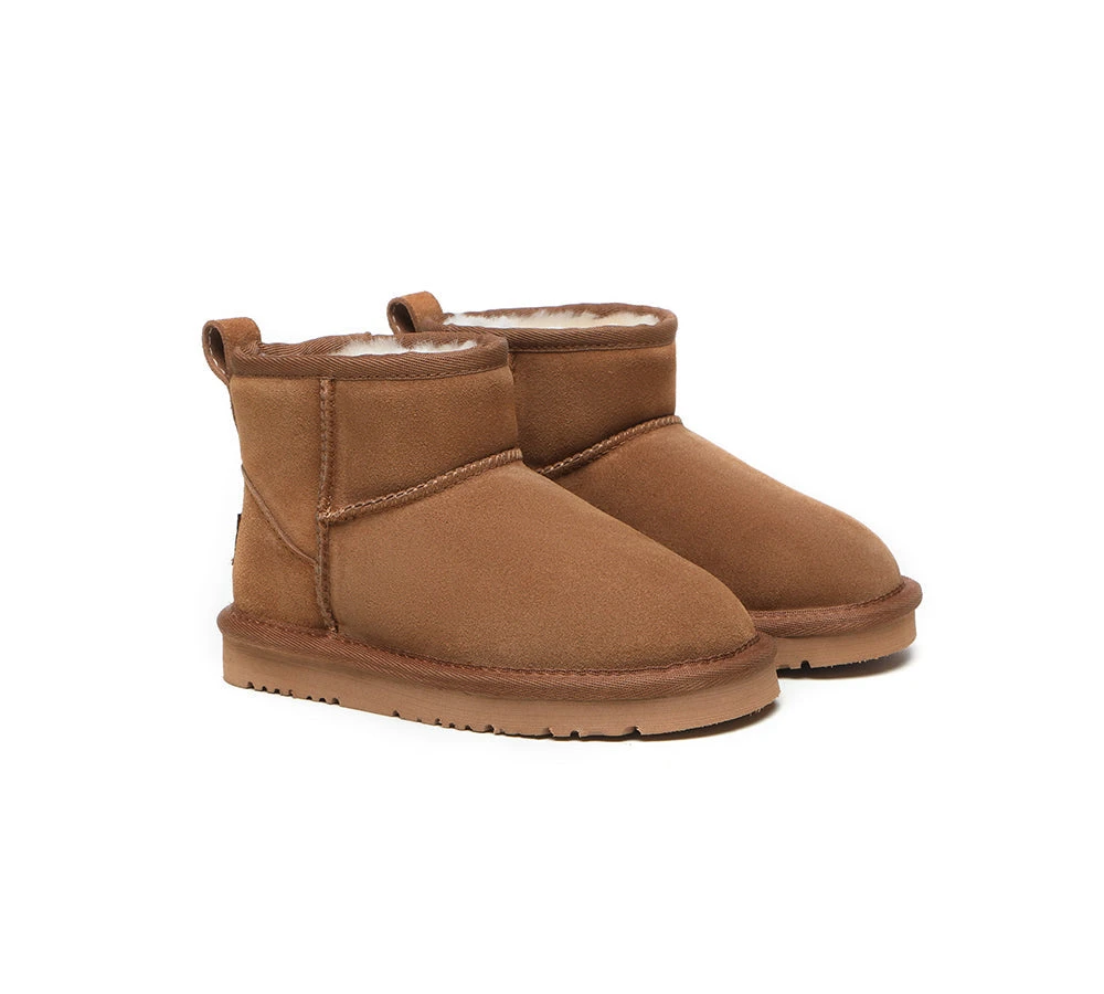 UGG Boots Kids Mini Classic Sheepskin Wool Boots Noel 2 UGG Boots Kids Mini Classic Sheepskin Wool Boots Noel - Image 2
