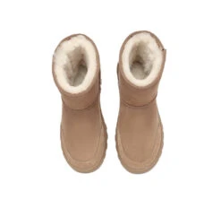 Women Men Sheepskin Wool Zipper Short Outdoor Boots -Ugg ugg boots ugg boots sheepskin wool zipper short outdoor boots 6