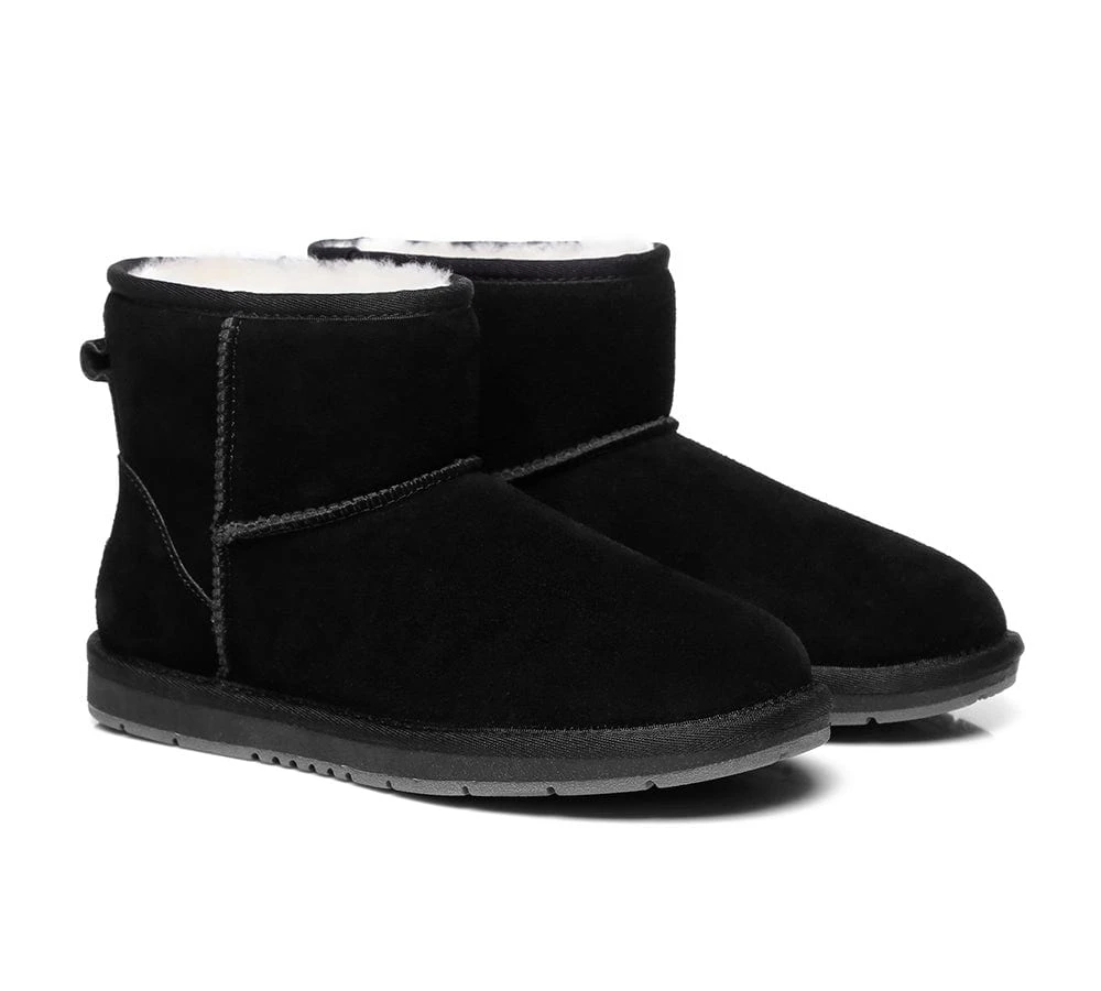 Australian Genuine Sheepskin Unisex Mini Classic Suede Boots 14 Australian Genuine Sheepskin Unisex Mini Classic Suede Boots - Image 14