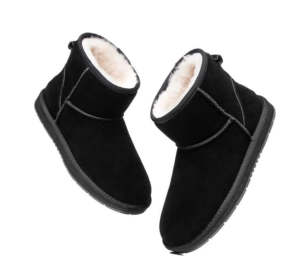 Australian Genuine Sheepskin Unisex Mini Classic Suede Boots 16 Australian Genuine Sheepskin Unisex Mini Classic Suede Boots - Image 16