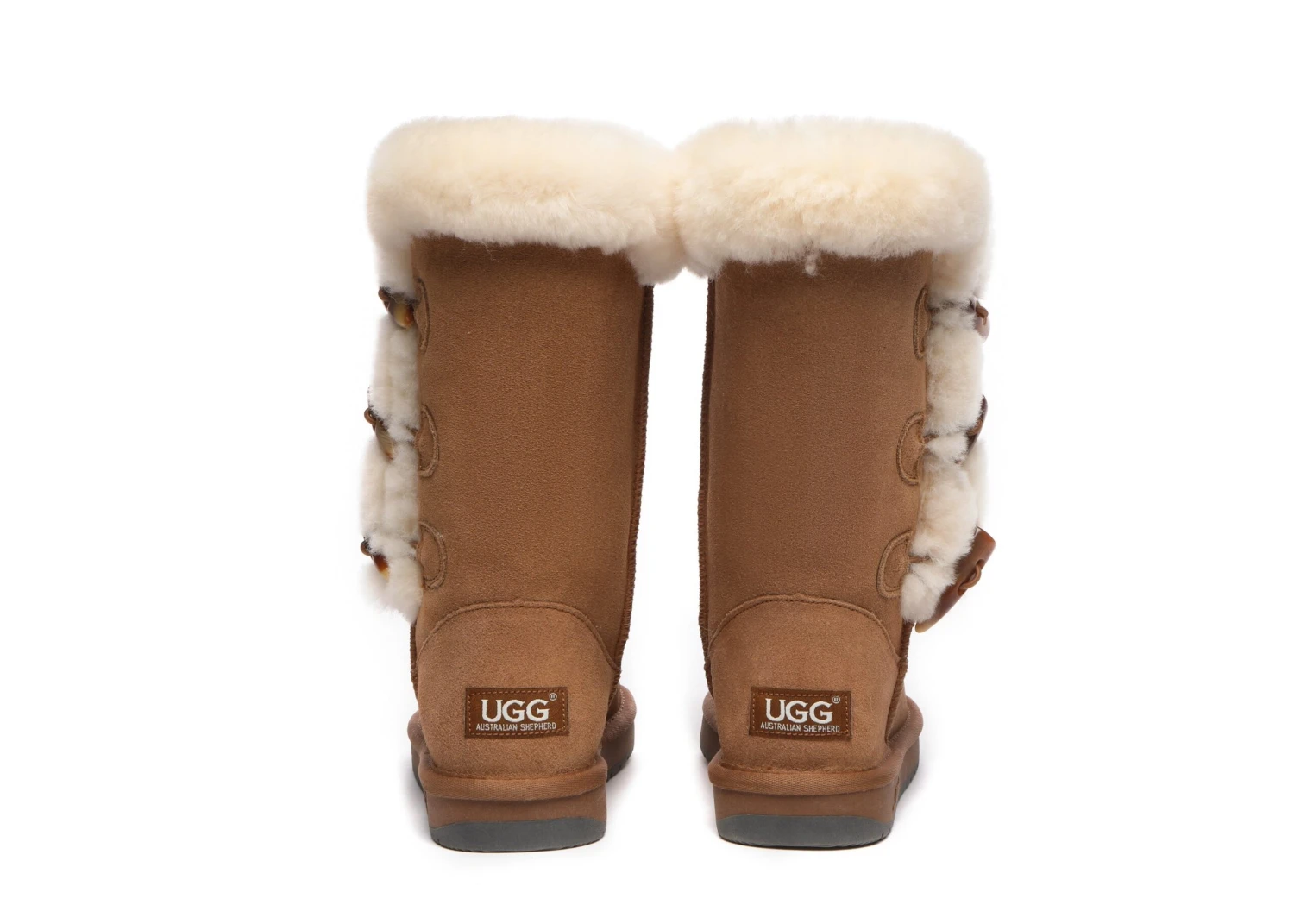 UGG Boots Women Sheepskin Wool Short Boots Tamari Toggle Closure 7 UGG Boots Women Sheepskin Wool Short Boots Tamari Toggle Closure - Image 7