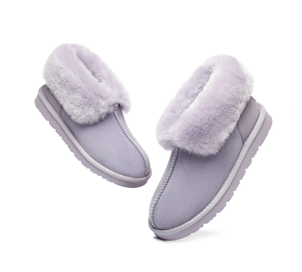 Slippers, Australia Premium Double Face Sheepskin,Unisex Ankle Collar Slipper Mallow 20 Slippers, Australia Premium Double Face Sheepskin,Unisex Ankle Collar Slipper Mallow - Image 20