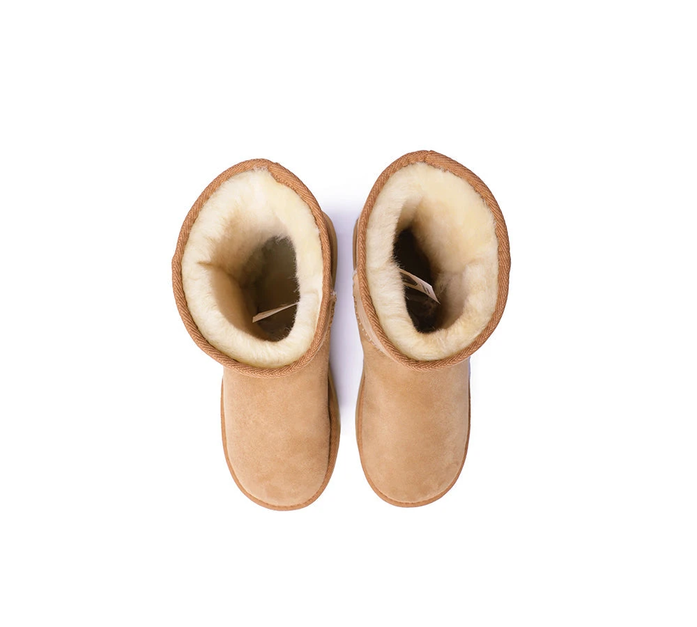 Australian Made Sheepskin Wool Boots Short Platform 5 Australian Made Sheepskin Wool Boots Short Platform - Image 5