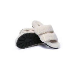 UGG Women Shearling Buckle Sandal Slides Jennie 22 UGG Women Shearling Buckle Sandal Slides Jennie -Ugg ugg slides ugg slippers women adjustable buckle sandal slides jennie 3