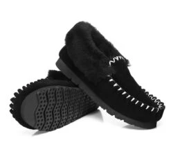 Mens Sheepskin Wool Ankle Slippers Popo Moccasins Big Size 31 Mens Sheepskin Wool Ankle Slippers Popo Moccasins Big Size -Ugg ugg slippers ankle sheepskin slippers mens popo moccasins big size 12