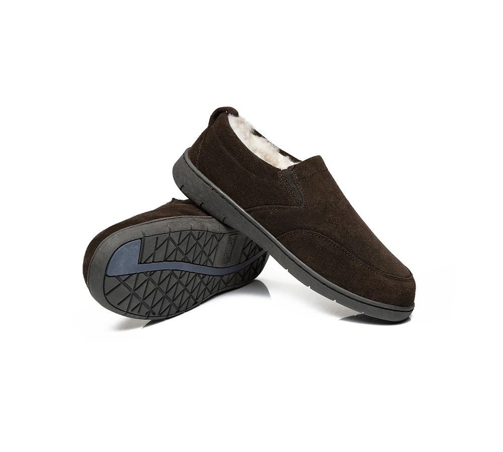 UGG Mens Moccasins Sheepskin Wool Slippers Dino 9 UGG Mens Moccasins Sheepskin Wool Slippers Dino - Image 9