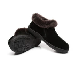 UGG Slippers Unisex Sheepskin Wool Ankle Booties Loafers Daley -Ugg ugg slippers as ugg ankle slippers unisex daley 11