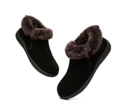 UGG Slippers Unisex Sheepskin Wool Ankle Booties Loafers Daley -Ugg ugg slippers as ugg ankle slippers unisex daley 13