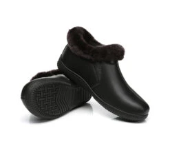 UGG Slippers Unisex Sheepskin Wool Ankle Booties Loafers Daley -Ugg ugg slippers as ugg ankle slippers unisex daley 17